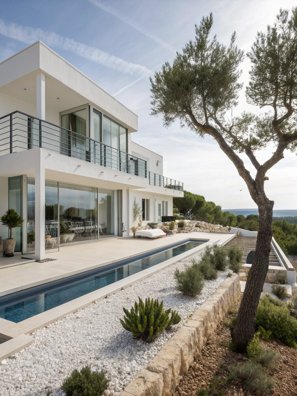 Contemporary finca with sunset views in Ibiza