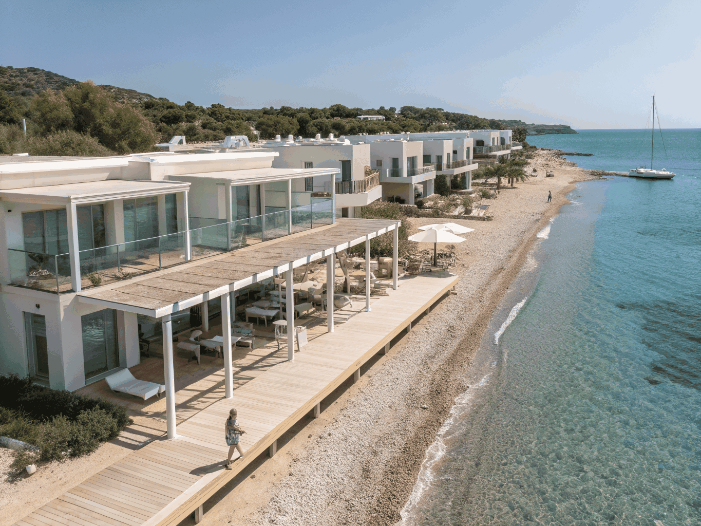 Luxury beach lifestyle in Spain